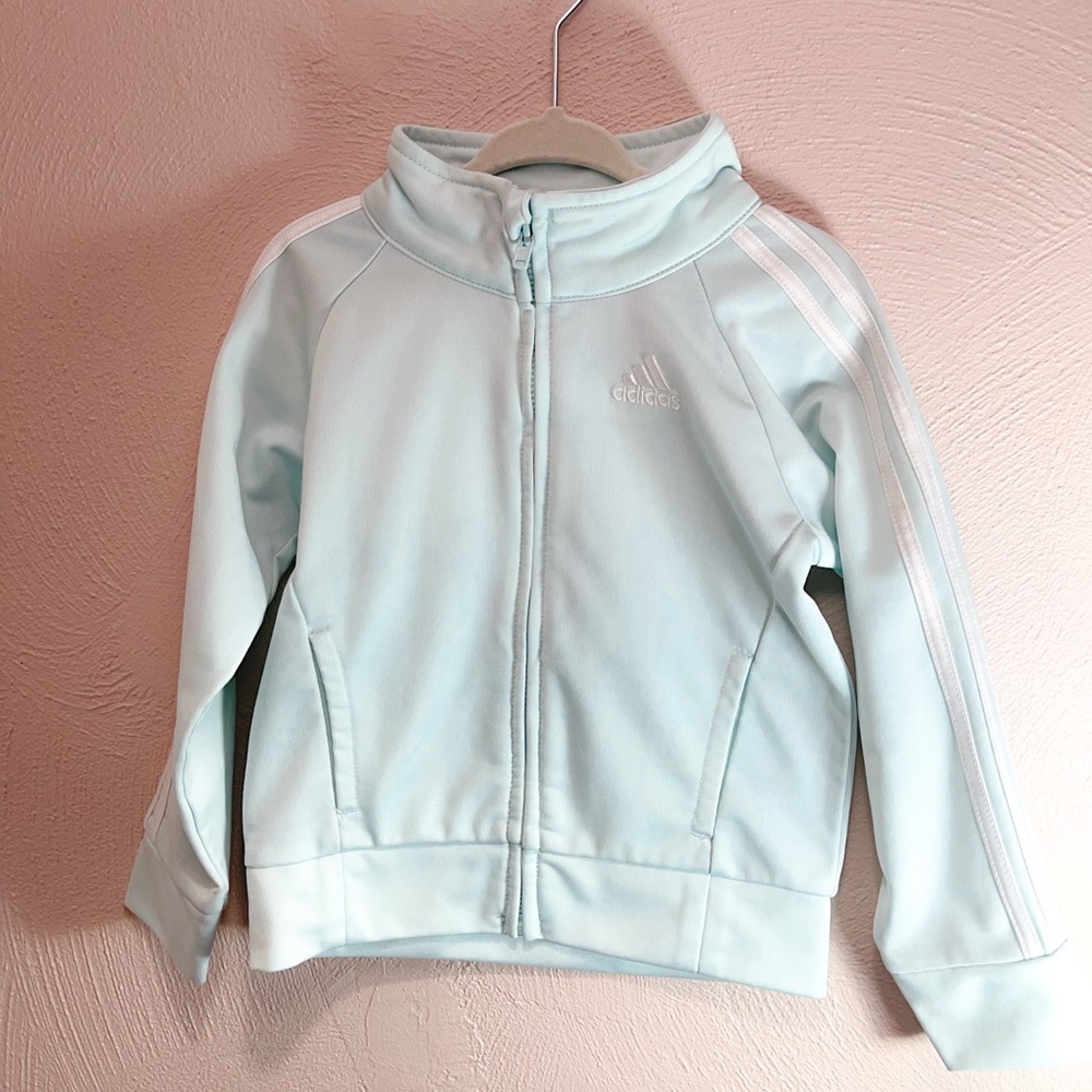 Adidas Kids Light Blue Track Jacket 24m